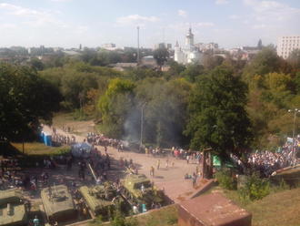 Коростень. Фестиваль дерунів