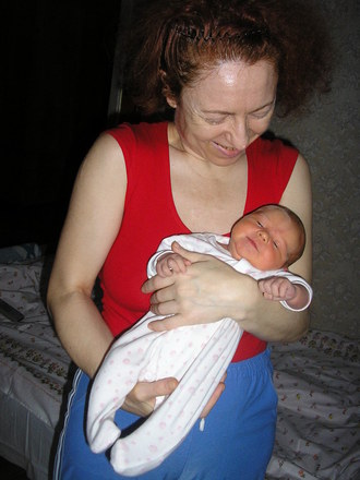 2009-02-06 Машка роддом и первые дни