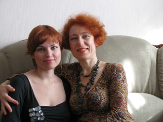 2009-10-10 Семья на ДР мамы