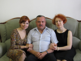 2009-10-10 Семья на ДР мамы