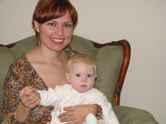 2009-10-10 Семья на ДР мамы