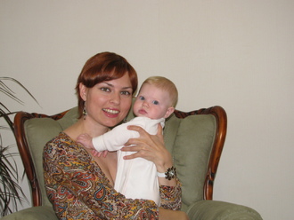 2009-10-10 Семья на ДР мамы