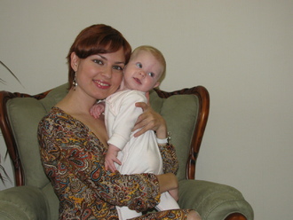 2009-10-10 Семья на ДР мамы