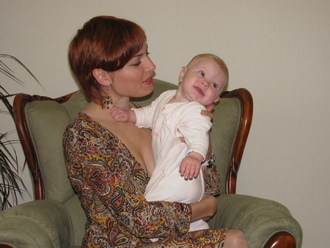 2009-10-10 Семья на ДР мамы