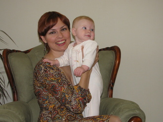 2009-10-10 Семья на ДР мамы
