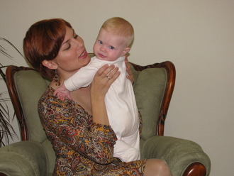 2009-10-10 Семья на ДР мамы