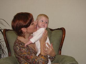 2009-10-10 Семья на ДР мамы