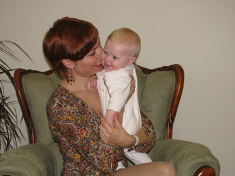 2009-10-10 Семья на ДР мамы