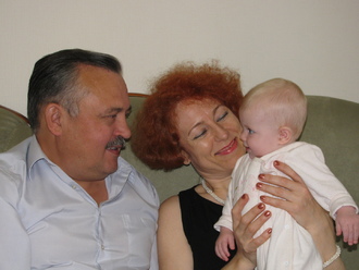 2009-10-10 Семья на ДР мамы