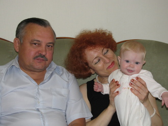 2009-10-10 Семья на ДР мамы