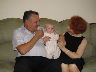 2009-10-10 Семья на ДР мамы