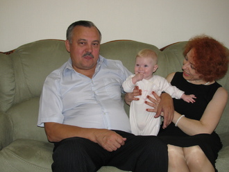 2009-10-10 Семья на ДР мамы