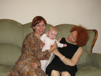 2009-10-10 Семья на ДР мамы