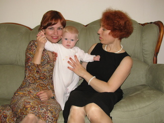 2009-10-10 Семья на ДР мамы