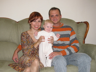 2009-10-10 Семья на ДР мамы