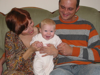 2009-10-10 Семья на ДР мамы