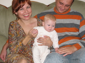 2009-10-10 Семья на ДР мамы