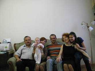 2009-10-10 Семья на ДР мамы