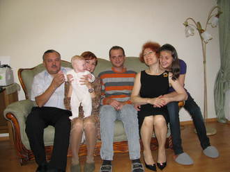 2009-10-10 Семья на ДР мамы