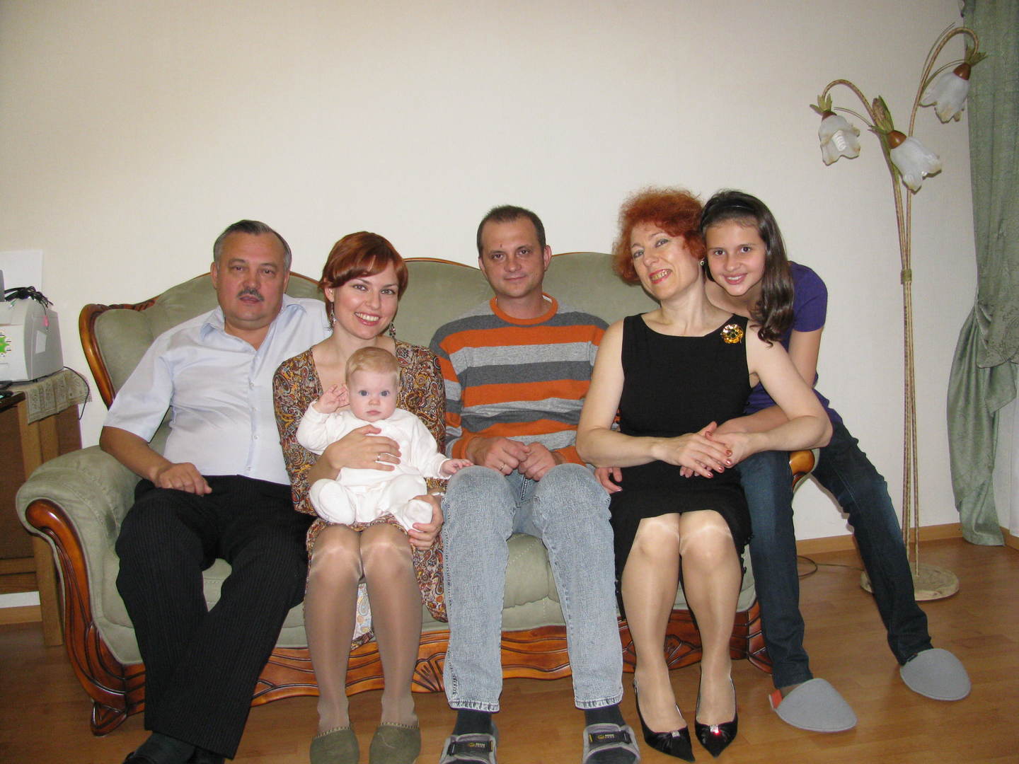 2009-10-10 Семья на ДР мамы