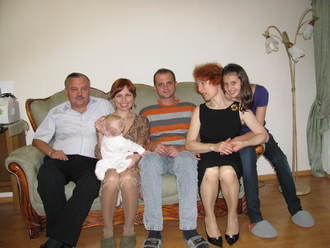 2009-10-10 Семья на ДР мамы